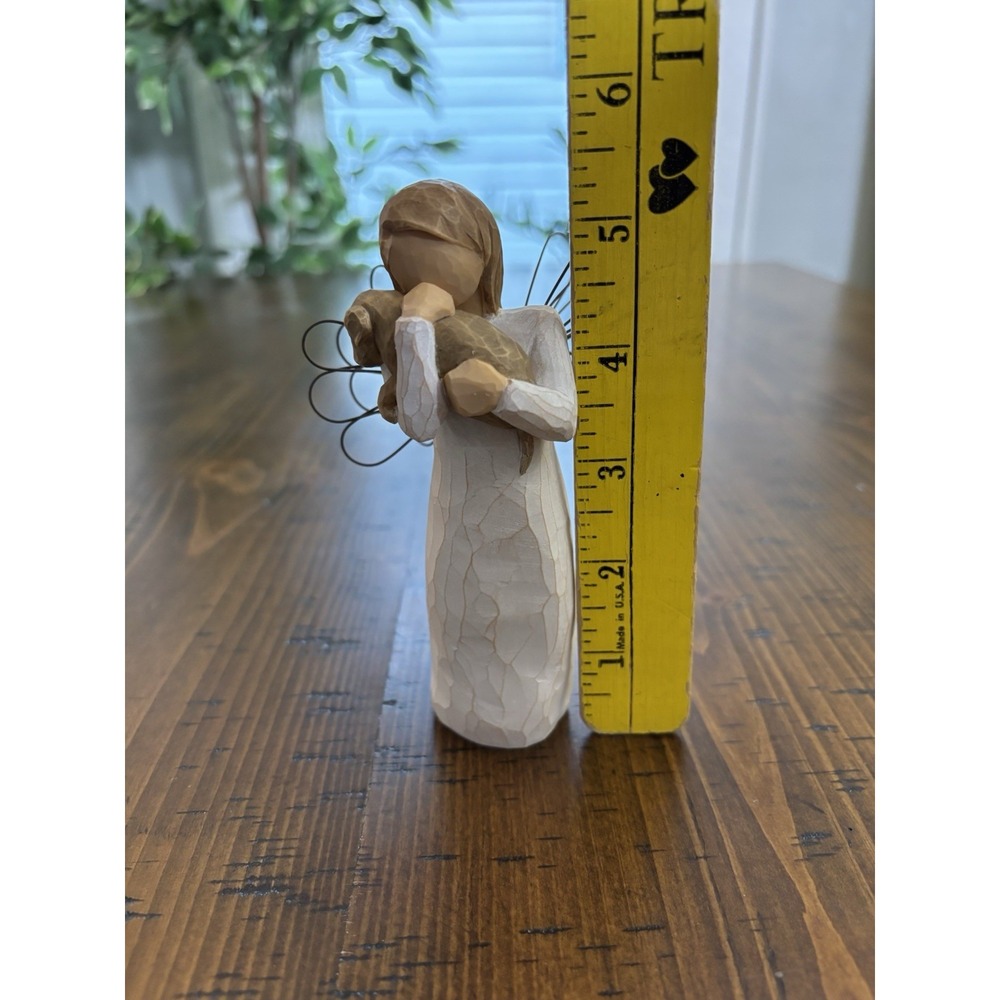 Willow Tree - #26011 Angel of Friendship - New In Box - Angel with Dog - Picture 12 of 16